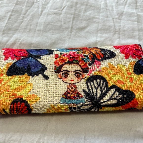 Artsy Funky Frieda Kahlo Butterfly Wallet - Picture 4 of 8